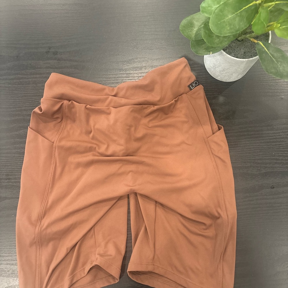 LICI Brown Athletic Shorts